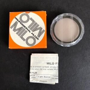 Milo 49mm 81B Amber Glass Camera Lens Filter Japan NIB